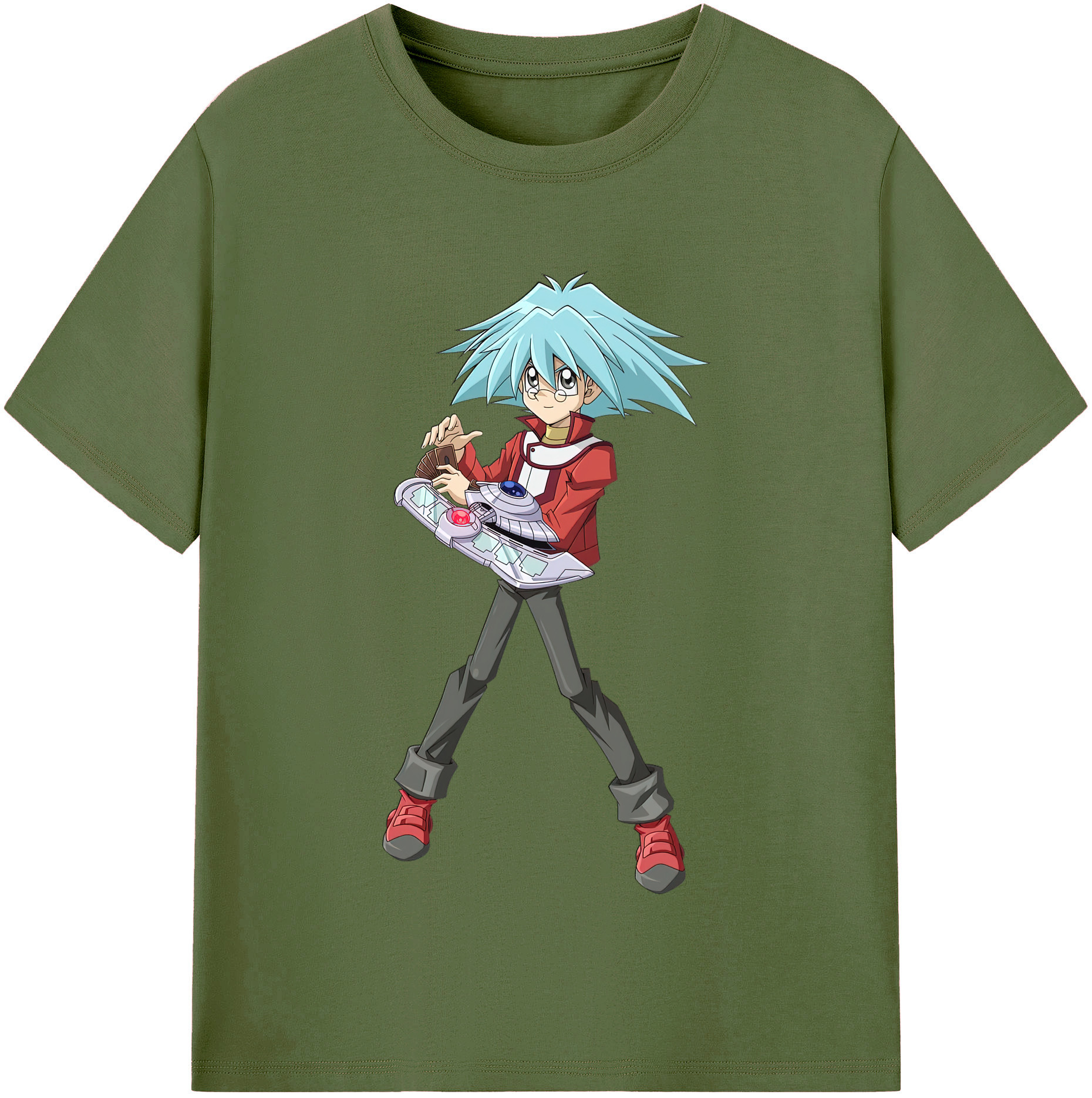 （画像用） 遊☆戯☆王 Yu-Gi-Oh! 綿100％半袖Tシャツ（フロントプリント）